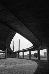 Düsseldorf, Rheinkniebrücke - Structure I